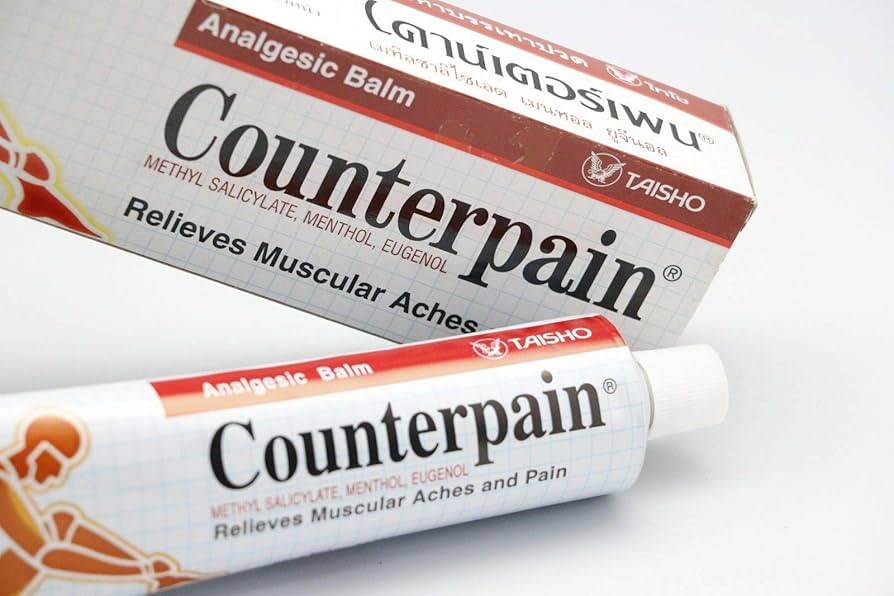 Counterpain Analgesic Balm Hot Cream (Big Size) 120g (Product of Thail ...