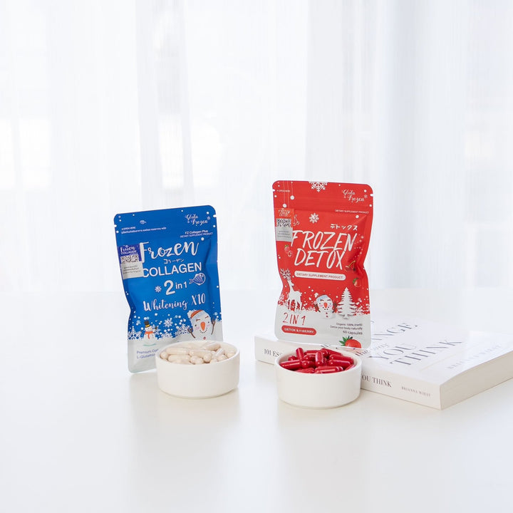 Best deals ever for frozen collagen and Lazel glutathione choose according to your preference frozen collagen and frozen detox