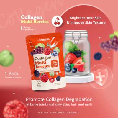 Collagen multi berries dietary supplement