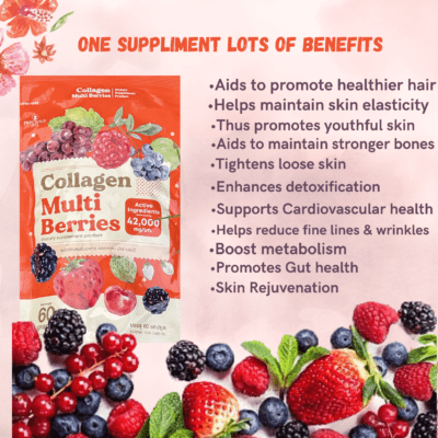 Collagen multi berries dietary supplement