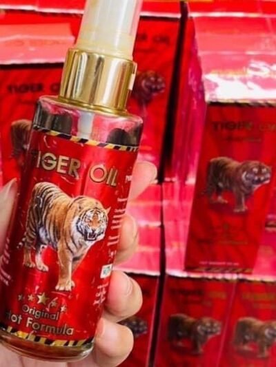 Hot Spray Oil for Musculoskeletal Massage Red Tiger Oil Original Hot Formula Green Seven Thailand 50ml