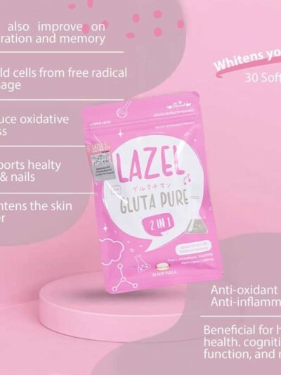 Lazel Gluta Pure Whitening Suppliment of glutathione 30 caps