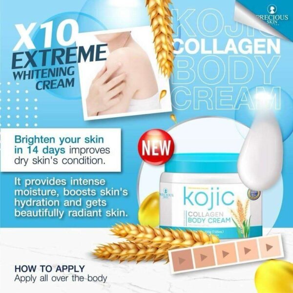 KOJIC COLLAGEN BODY CREAM 220g - Image 2