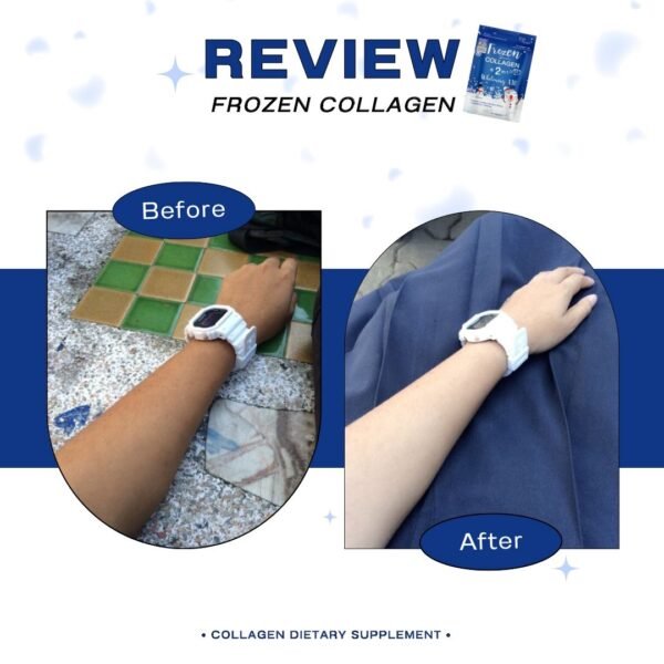 Frozen Collagen and Glutathione Dietary Supplement 60 caps - Image 4