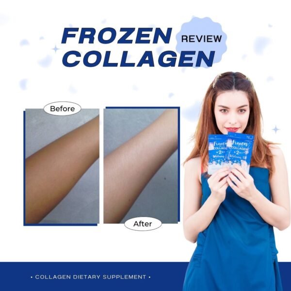 Frozen Collagen and Glutathione Dietary Supplement 60 caps - Image 3