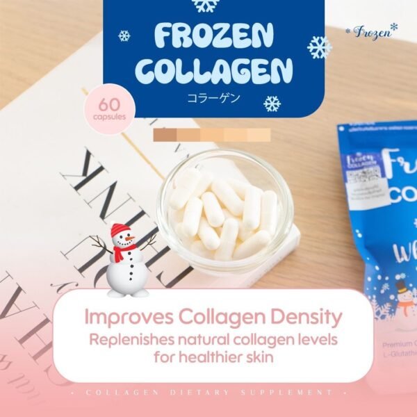 Frozen Collagen and Glutathione Dietary Supplement 60 caps