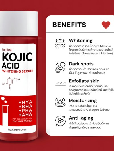 About MEE Kojic Acid Whitening Serum 100 ml